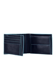 PIQUADRO BLUE SQUARE  Cartera de piel, con solapa azul - Carteras Hombre - 3