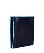 PIQUADRO BLUE SQUARE  Cartera de piel, con solapa azul - Carteras Hombre - 4