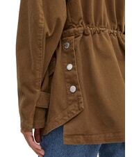 PINKO DIATONIA Chaqueta vaquera con cordón verde oliva oscuro - Chaquetas de mujer - 4