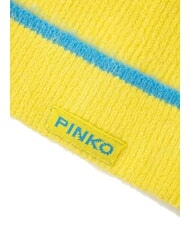 PINKO SERRADE Gorro con puños amarillo/azul - Sombreros - 2