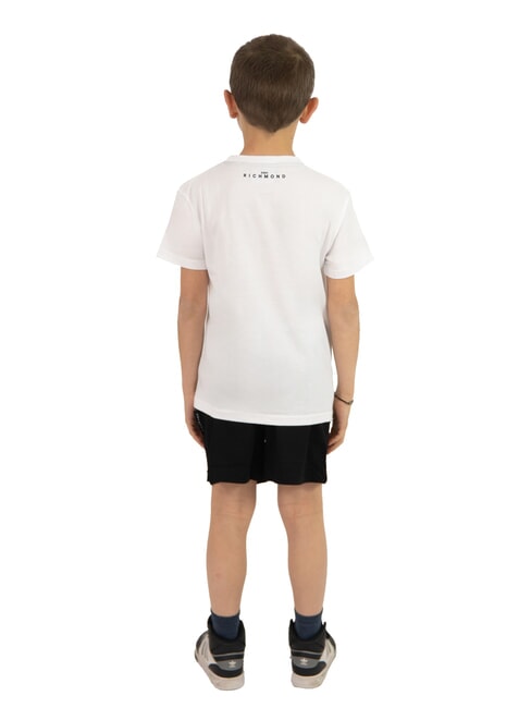 NORMI Conjunto de camiseta y bermudas blanco negro - Chándales para niños