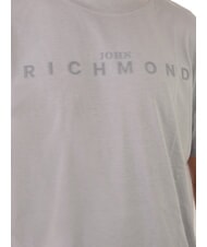 JOHN RICHMOND SOULOKU Camiseta con logotipo en relieve gris medio - camiseta - 2