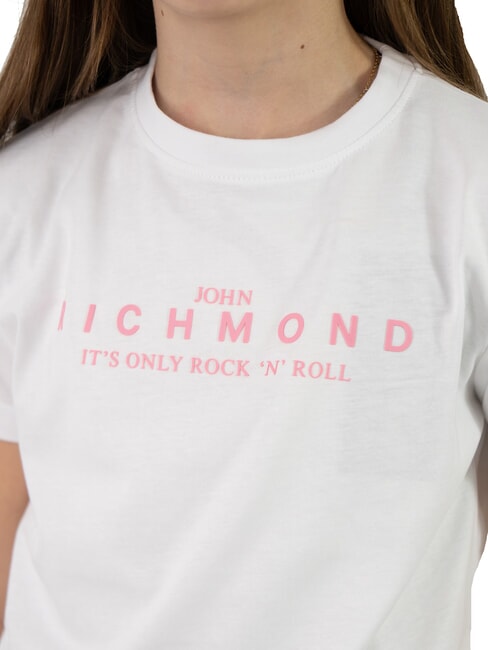 BARANCA Conjunto de camiseta y bermudas blanco/rosa - Chándales para niños