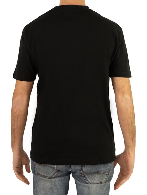 SOULOKU Camiseta con logotipo en relieve negro - camiseta