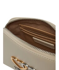 LOVE MOSCHINO TWINS Mini bolso de hombro Marfil - Bolsos Mujer - 3