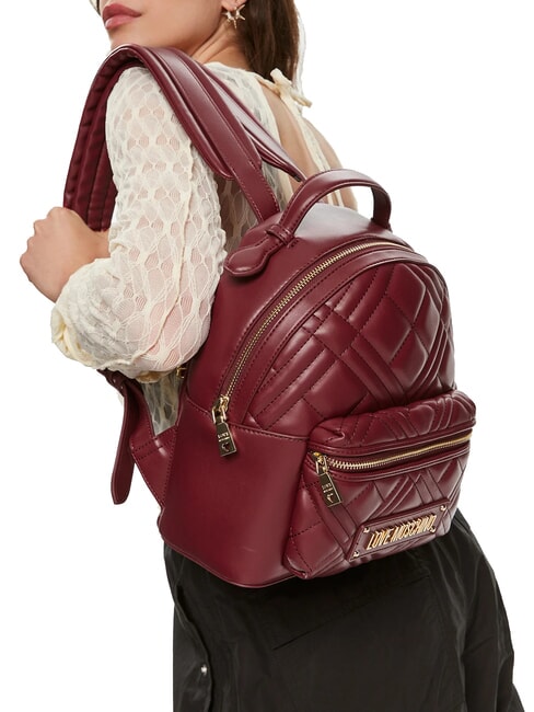 QUILTED  Mochila de mujer vino - Bolsos Mujer