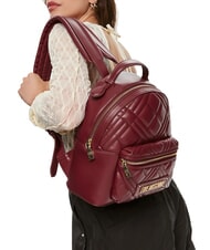 LOVE MOSCHINO QUILTED  Mochila de mujer vino - Bolsos Mujer - 4