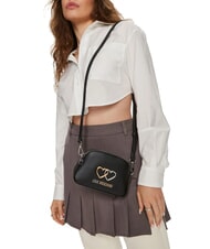 LOVE MOSCHINO TWINS Mini bolso de hombro negro - Bolsos Mujer - 4