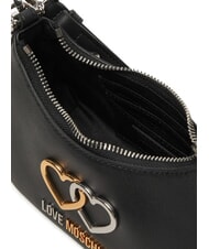 LOVE MOSCHINO TWINS  Bolso de hombro, con correa para el hombro negro - Bolsos Mujer - 3