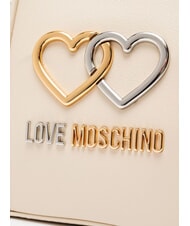 LOVE MOSCHINO TWINS  Mini bolso de mano, con bandolera Marfil - Bolsos Mujer - 3