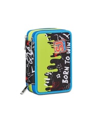 SJGANG BORN TO FUN BOY Estuche completo con material escolar negro - Estuches y Accesorios - 6