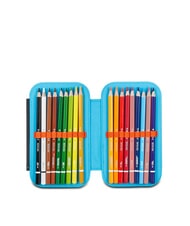 SJGANG TRICYLED BOY Estuche completo con material escolar naranja roja - Estuches y Accesorios - 3