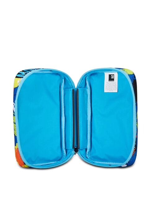 TRICYLED BOY Estuche completo con material escolar naranja roja - Estuches y Accesorios