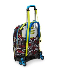 SJGANG GANG BORN TO FUN BOY  Mochila con ruedas desmontable, 3 ruedas - Mochilas con ruedas