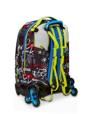 SJGANG GANG BORN TO FUN BOY  Mochila con ruedas desmontable, 3 ruedas negro - Mochilas con ruedas - 5