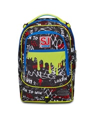 SJGANG GANG BORN TO FUN BOY  Mochila con ruedas desmontable, 3 ruedas negro - Mochilas con ruedas - 6