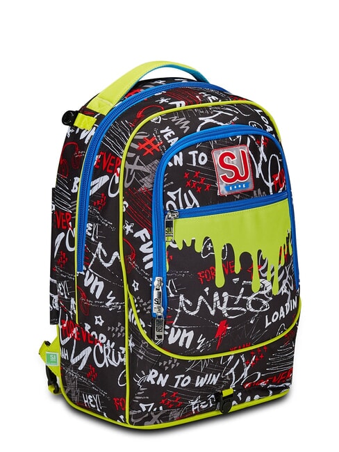 GANG BORN TO FUN BOY  Mochila con ruedas desmontable, 3 ruedas negro - Mochilas con ruedas