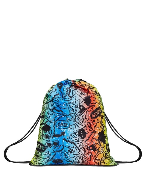 SAKKY FLUO STAMP Bolsa para la escuela negro - Mochilas Escuela & Tiempo Libre