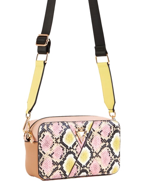 I BAG Python Mini bolso de hombro ROSE - Bolsos Mujer