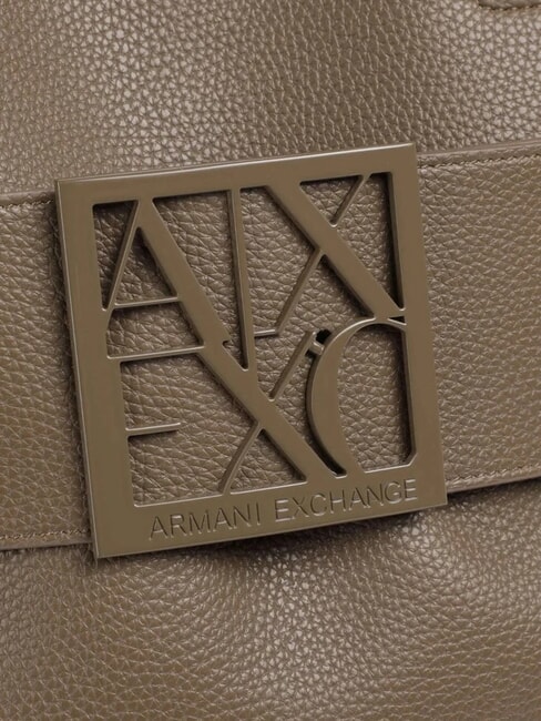 SUSIE SOFT Bolso de hombro con hebilla gris topo oscuro - Bolsos Mujer