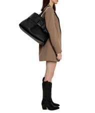 ARMANI EXCHANGE SUSIE SOFT Bolso de hombro con hebilla negro - Bolsos Mujer - 5