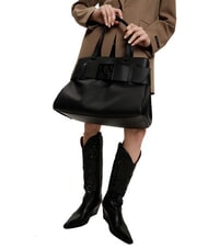 ARMANI EXCHANGE SUSIE SOFT Bolso de hombro con hebilla negro - Bolsos Mujer - 6