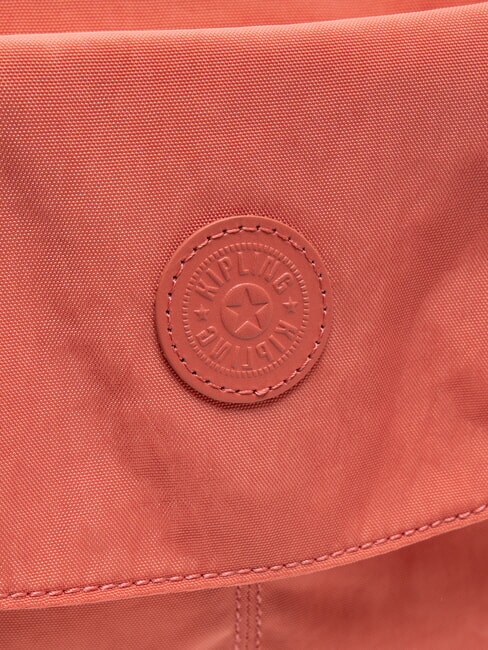 CATIA Bolso bandolera peque&ntilde;o con solapa mono peludo rosa vintage - Bolsos Mujer