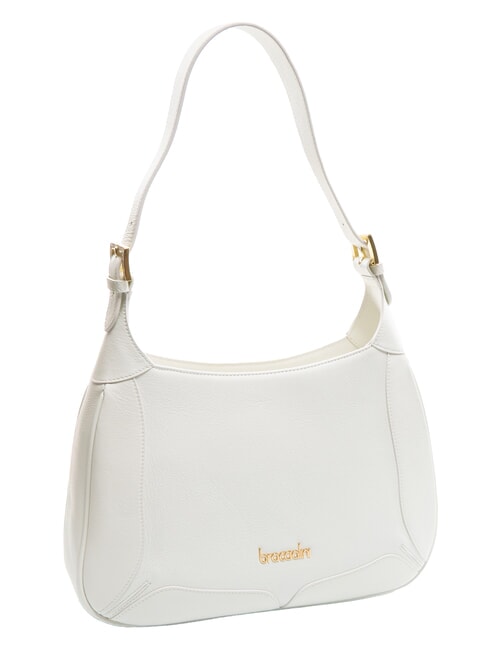 HELLEN Bolso de hombro de piel blanco - Bolsos Mujer