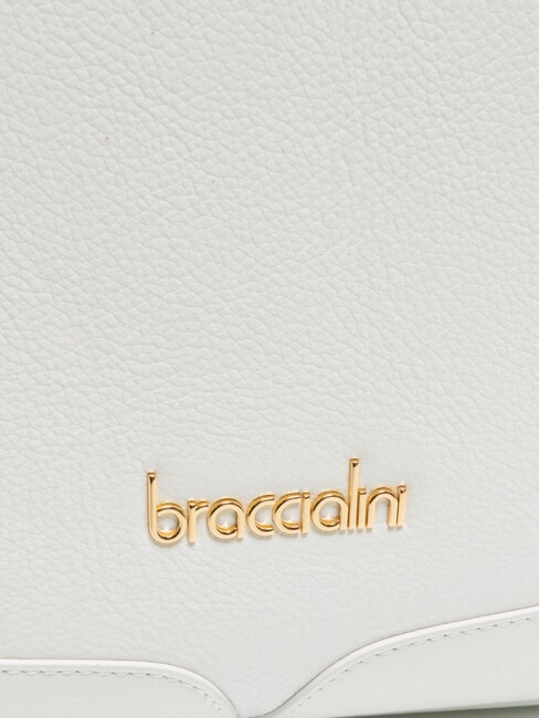 HELLEN Bolso de hombro de piel blanco - Bolsos Mujer