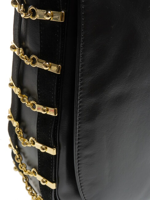 NORA Bolso de hombro de piel negro - Bolsos Mujer