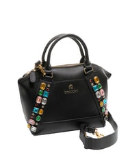 BRACCIALINI STONES Bolso ba&uacute;l con piedras de colores negro - Bolsos Mujer - 2