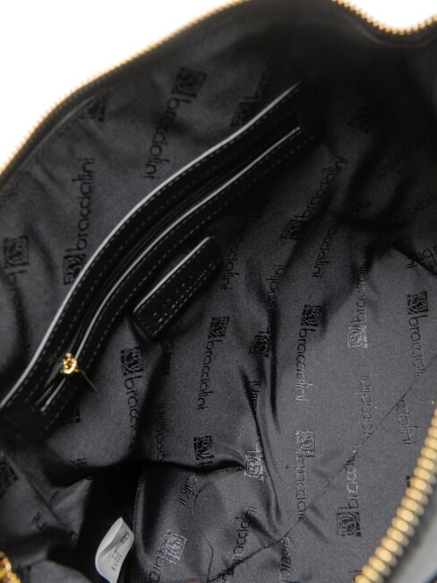 STONES Bolso ba&uacute;l con piedras de colores negro - Bolsos Mujer