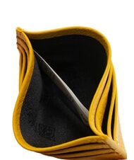 BRACCIALINI BASIC Tarjetero de piel con logo met&aacute;lico amarillo - Carteras Mujer - 3