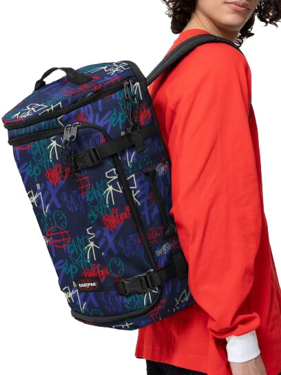 CARRY PACK mochila para portátil de 17" etiquetas de calle azules - Mochilas Escuela & Tiempo Libre