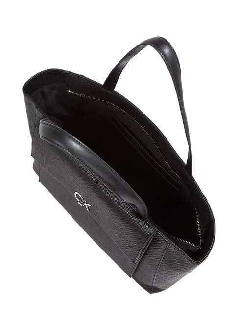 CK MEDIUM Bolso de hombro negro - Bolsos Mujer