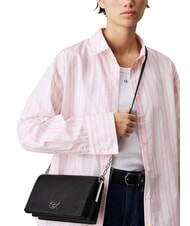 CALVIN KLEIN CK CHAIN Mini bolso de hombro negro - Bolsos Mujer - 4