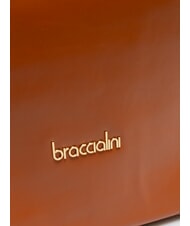 BRACCIALINI NORA Bolso de compras de piel con hebillas - Bolsos Mujer