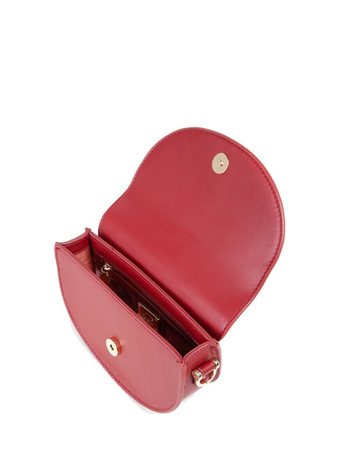 ALICE Bolso con solapa y pañuelo rubí - Bolsos Mujer