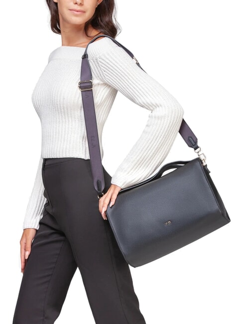 ANNE Bolso de mano con bandolera negro - Bolsos Mujer