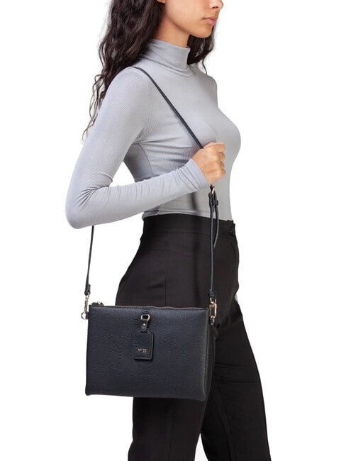 VIVIENNE Bolso de mano plano con bandolera negro - Bolsos Mujer