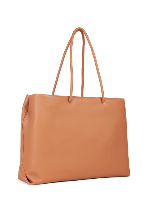 NINETTE Bolsa de compras con logotipo en relieve cuero - Bolsos Mujer