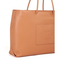 V73 NINETTE Bolsa de compras con logotipo en relieve cuero - Bolsos Mujer - 3