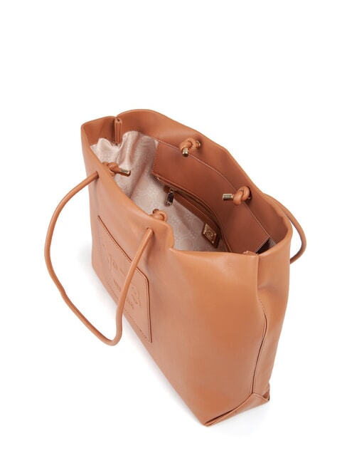 NINETTE Bolsa de compras con logotipo en relieve cuero - Bolsos Mujer