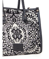 V73 AMELIA Bolsa de compras de tela jacquard negro/multicolor - Bolsos Mujer - 3