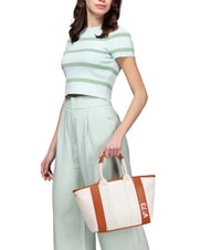 V73 RESPONSIBILITY SUMME Bolsa de compras con bandolera natural/cuero - Bolsos Mujer - 5