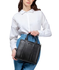 V73 ECHO 73 Bolso de mano con bandolera negro - Bolsos Mujer - 4