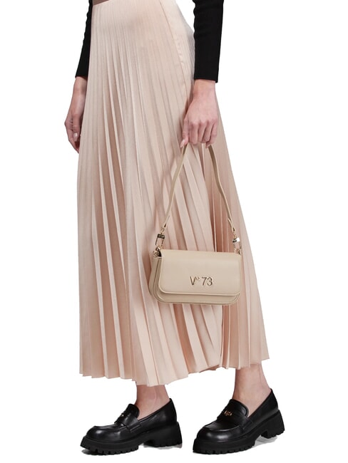 BAMBOO BAG Bolso con solapa de doble función beige - Bolsos Mujer
