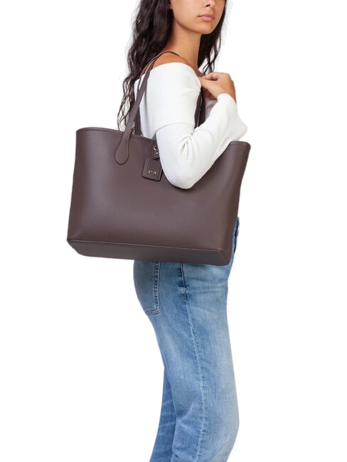 VIVIENNE Bolsa de compras con clutch oscuro - Bolsos Mujer