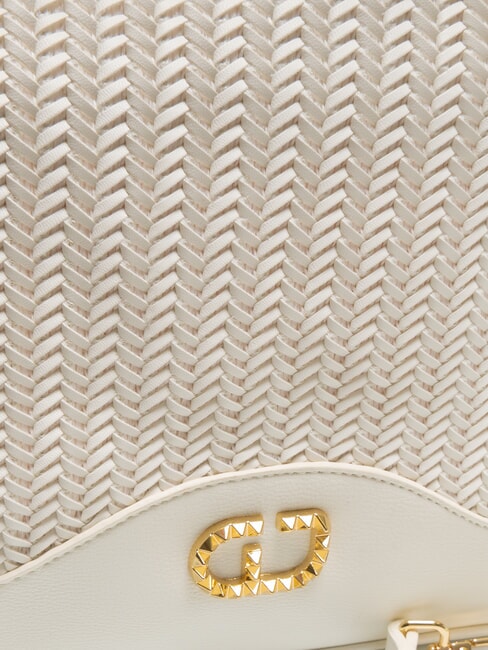 DELIA Bolsa de compras tejida blanco - Bolsos Mujer