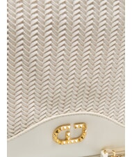 GAUDÌ DELIA Bolsa de compras tejida blanco - Bolsos Mujer - 4